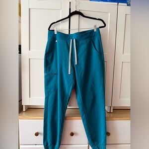 Figs Zamora Pacific blue joggers